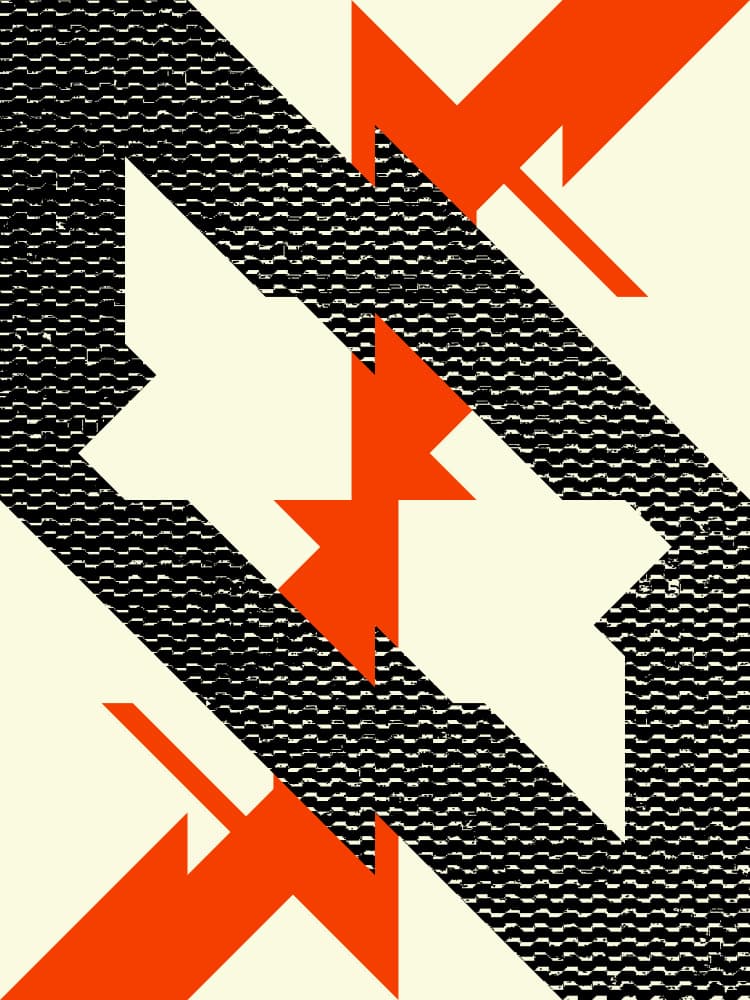Dynamic Geometric Flow by Petr Strnad — canvas wall art