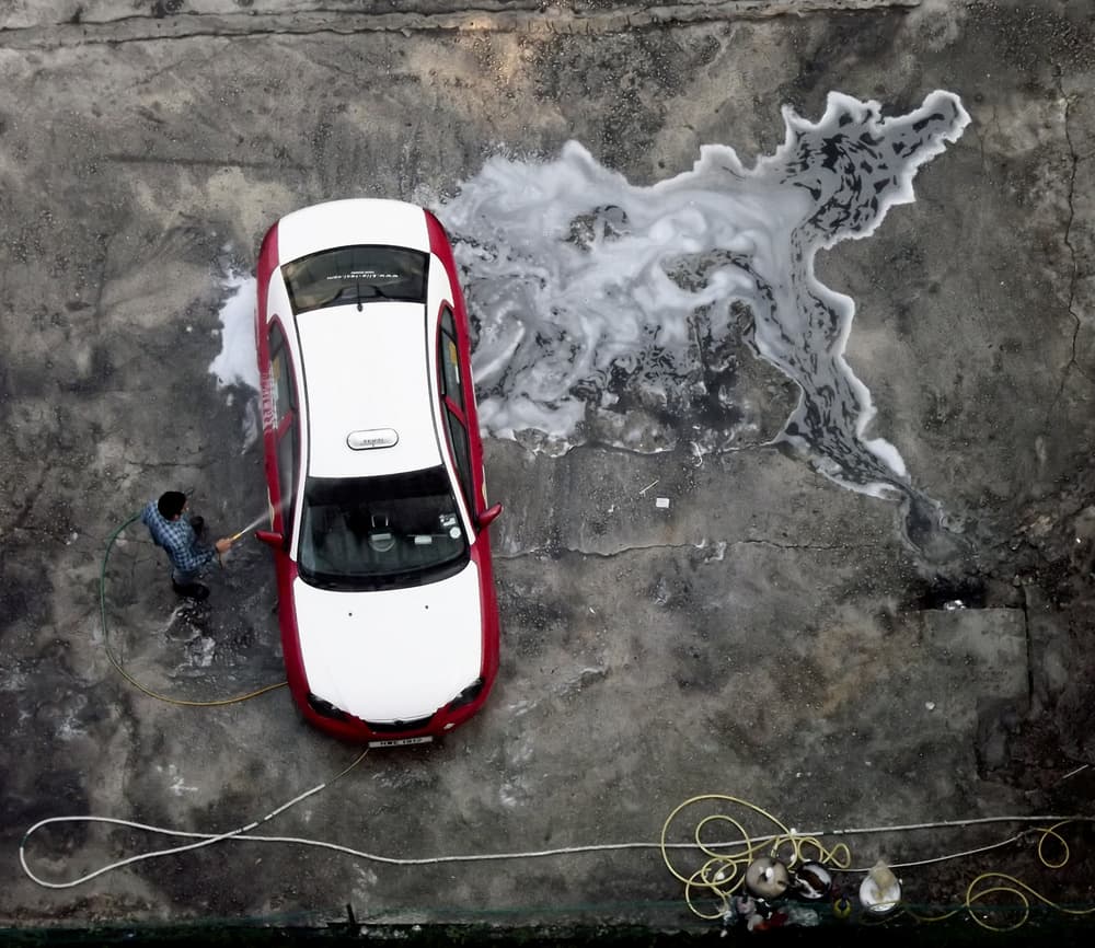 Car Wash by Kahar Lagaa — canvas wall art