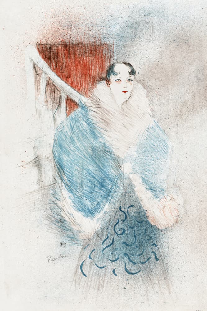 Elsa, Dite La Viennoise (1897) by TOULOUSE LAUTREC — canvas wall art