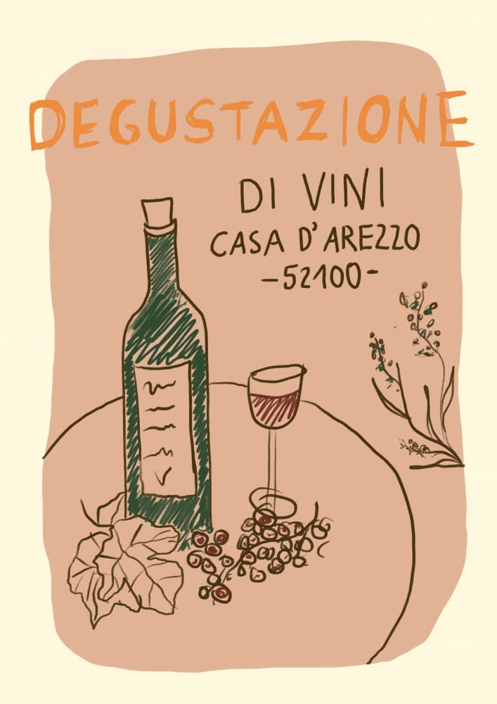 Italian Wine Tasting by Studio Dolci — canvas wall art