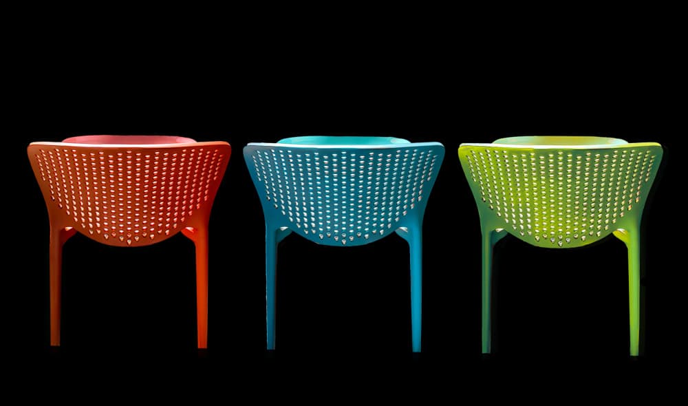 Colorful Modern Chairs by Porter Thomas — canvas wall art