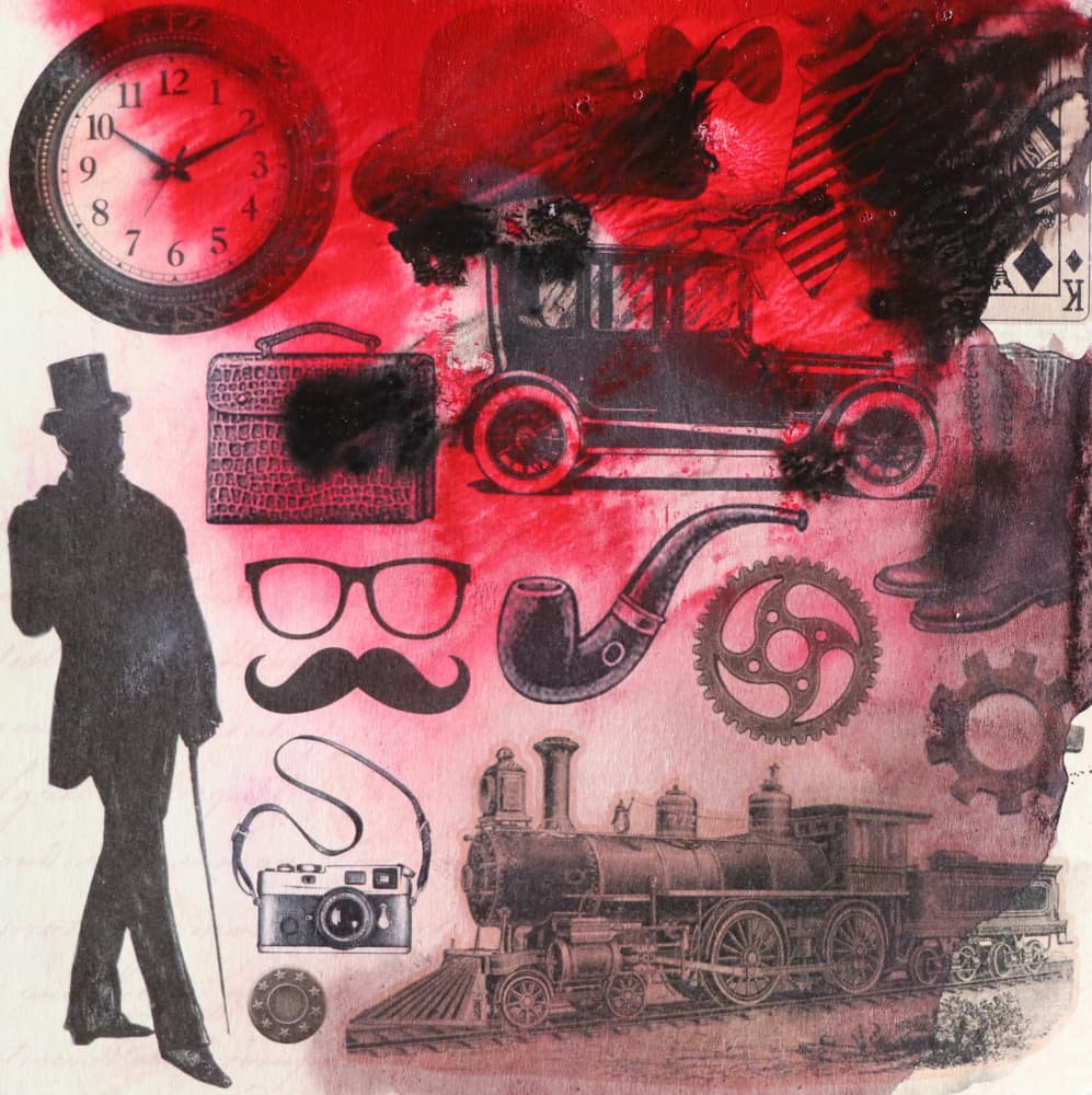 Vintage Gentleman's Essentials by Santhosh ch — canvas wall art