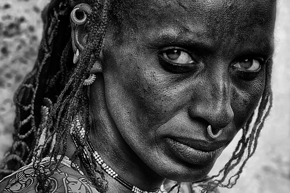 Soulful African Portrait by Sergio Pandolfini — canvas wall art