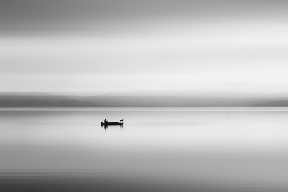 Calm Water Solitude by Damijan Sedevcic — canvas wall art