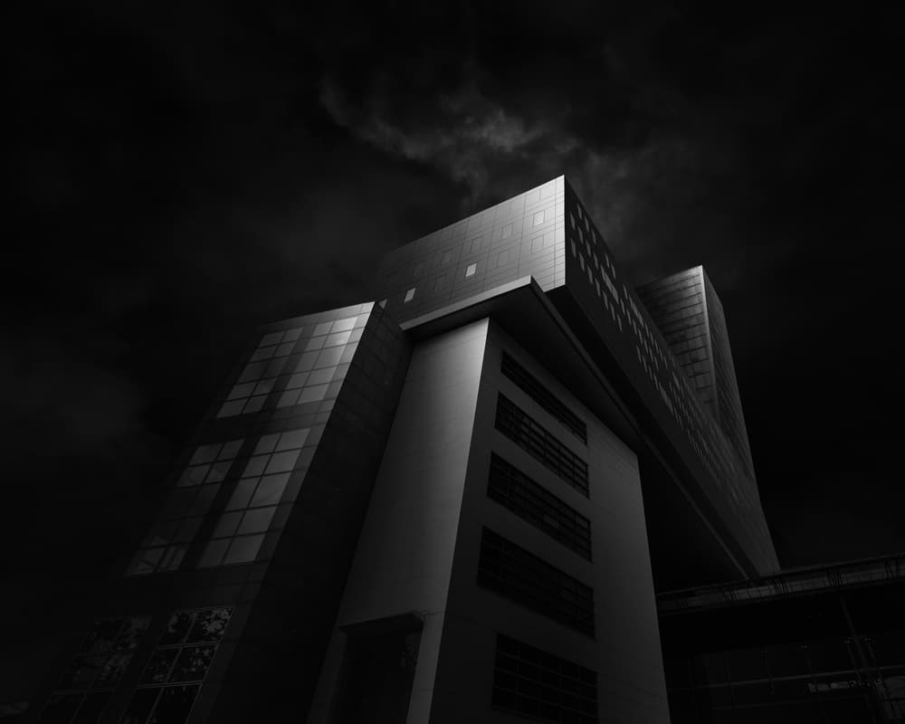 Dramatic Urban Structure by Oscar Lopez — canvas wall art