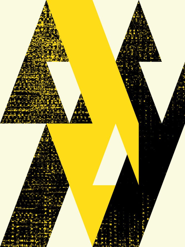 Dynamic Abstract Geometry by Petr Strnad — canvas wall art
