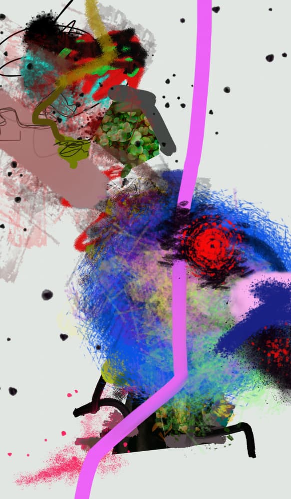 Vibrant Abstract Eye by Pelin Atilla — canvas wall art