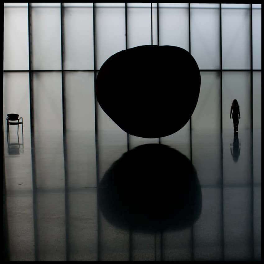 Abstract Sculpture Reflection by ambra — canvas wall art
