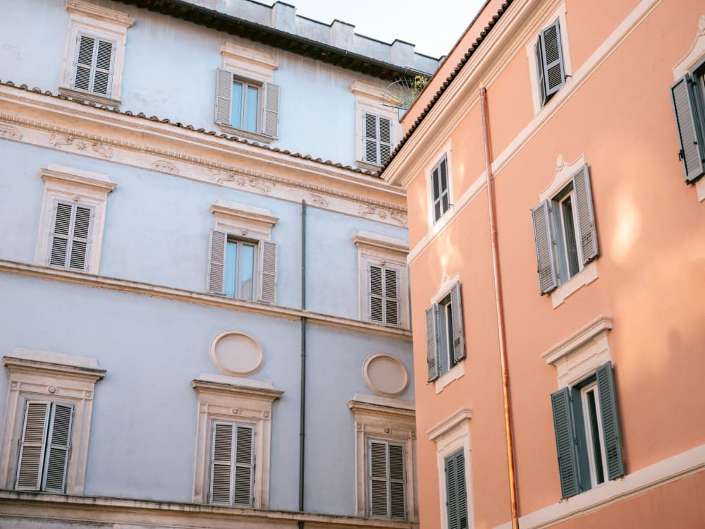 Trastevere in Lilac and Pink by Raisa Zwart — canvas wall art
