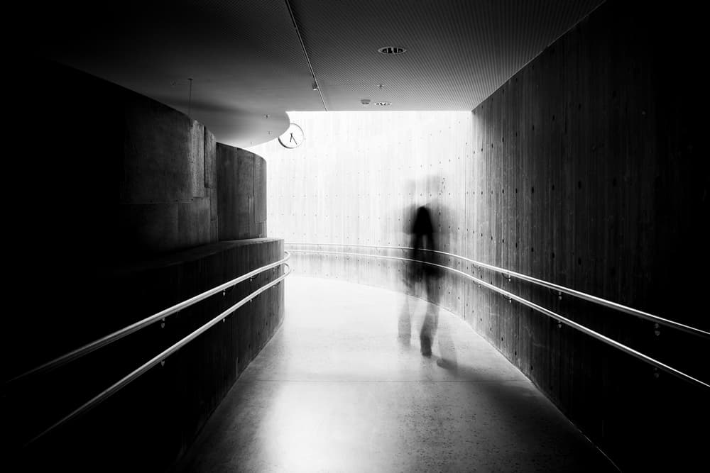 Ghost in the Hallway by Anita Vidic Grah — canvas wall art