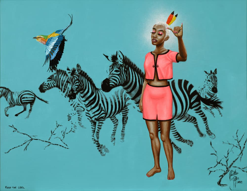 Keep the Cool by Christian Beijer — canvas wall art