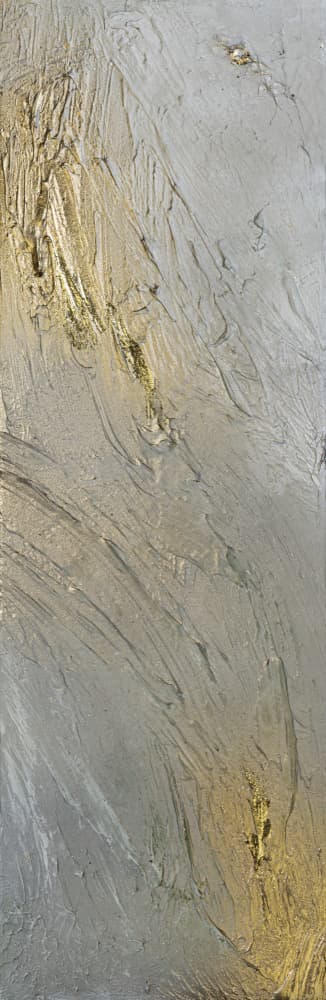 Abstract Metallic Texture by Anete Purina-Purite — canvas wall art