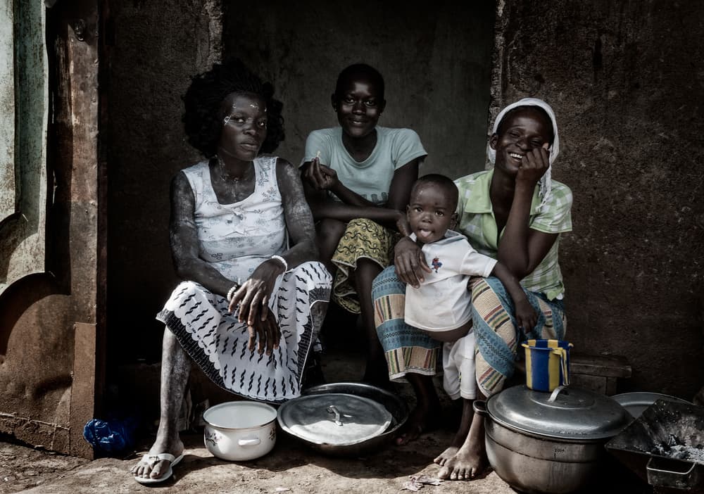 Joyful African Family by Joxe Inazio Kuesta Garmendia — canvas wall art