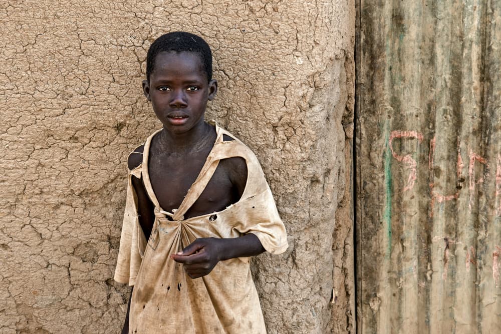Young African Boy by Mark Boyle — canvas wall art