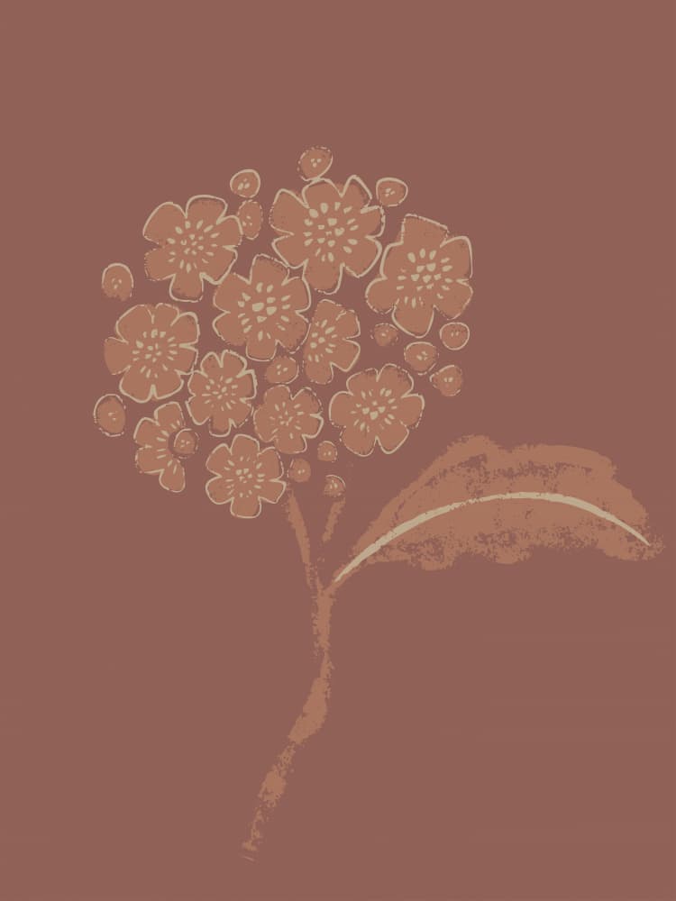 Earthy Botanical Bloom by Nikita Jariwala — canvas wall art