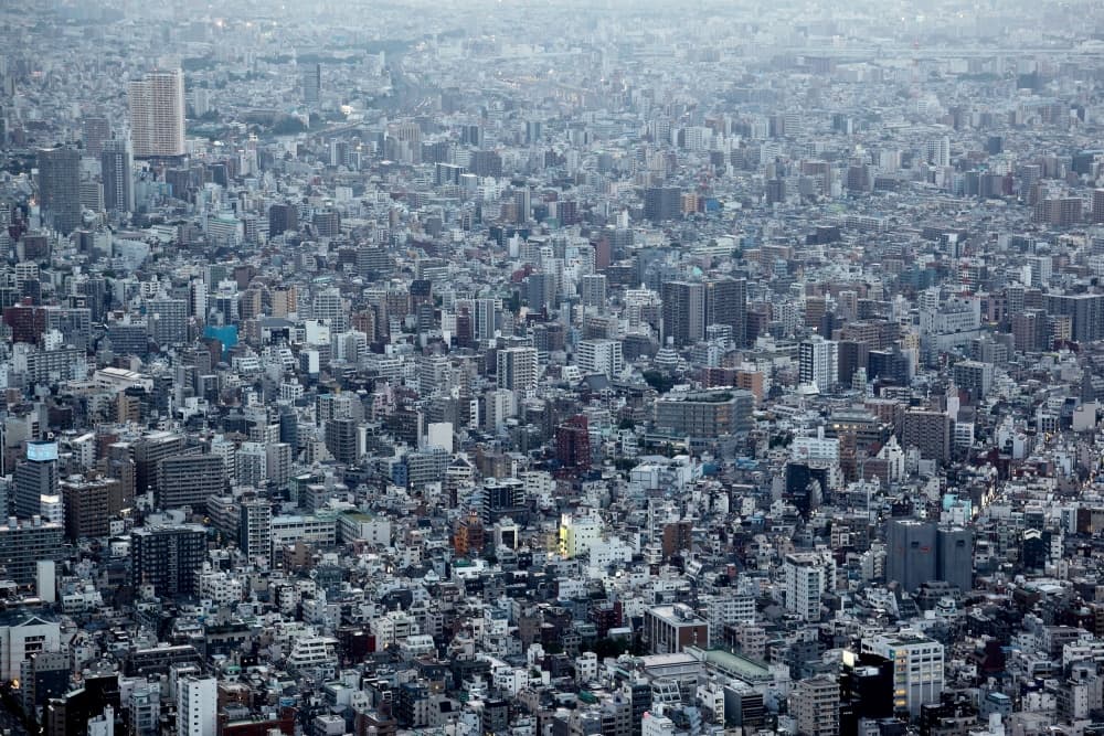Blockscape by Koji Tajima — canvas wall art
