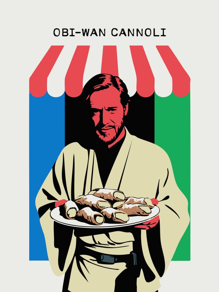 Bearded Hero's Cannoli by Andreas Magnusson — canvas wall art