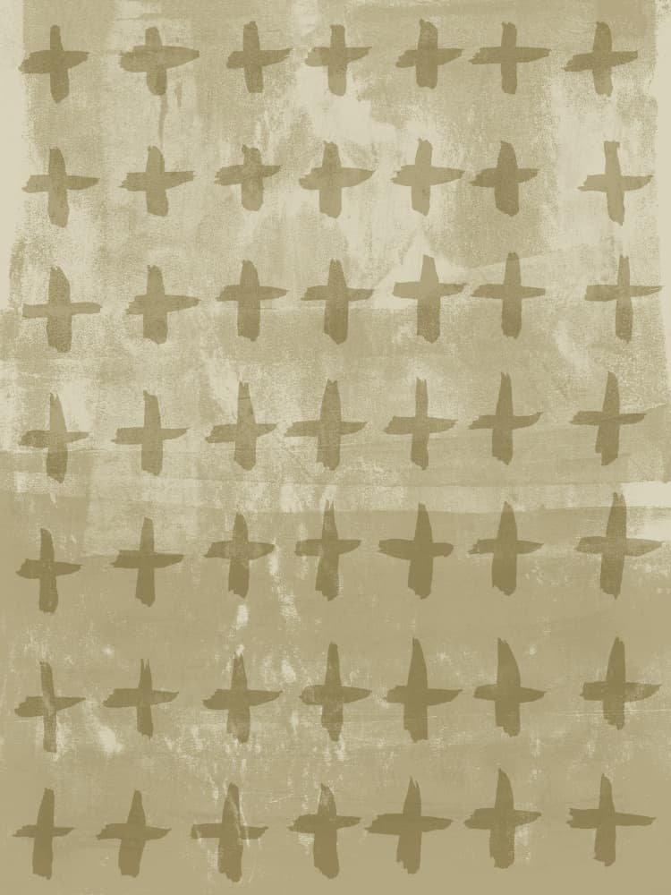 Distressed Crosses Pattern