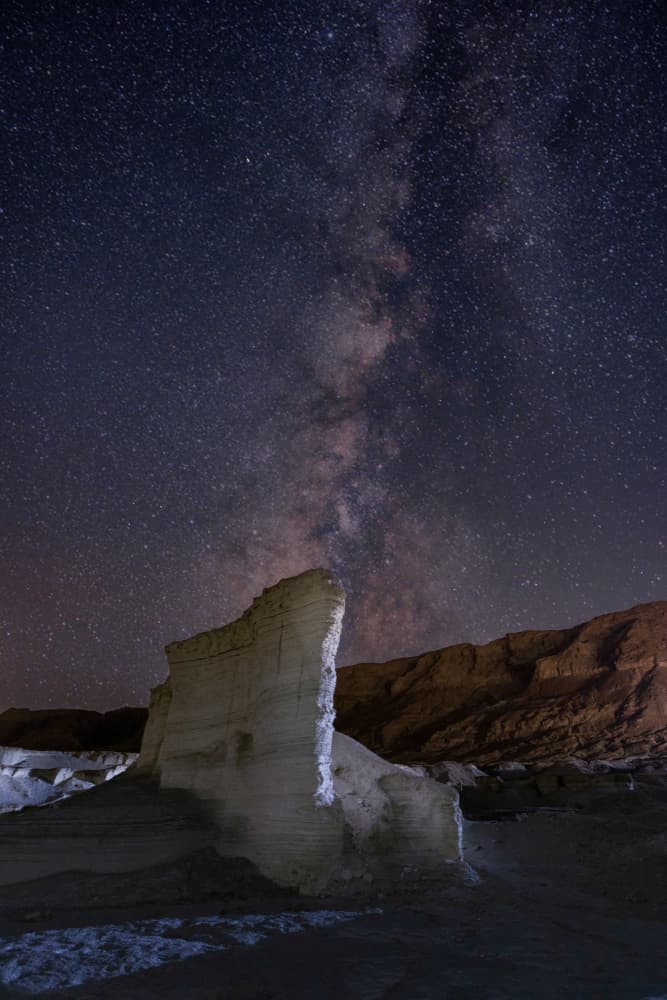 Milky Way Desert Night by Farid Kazamil — canvas wall art