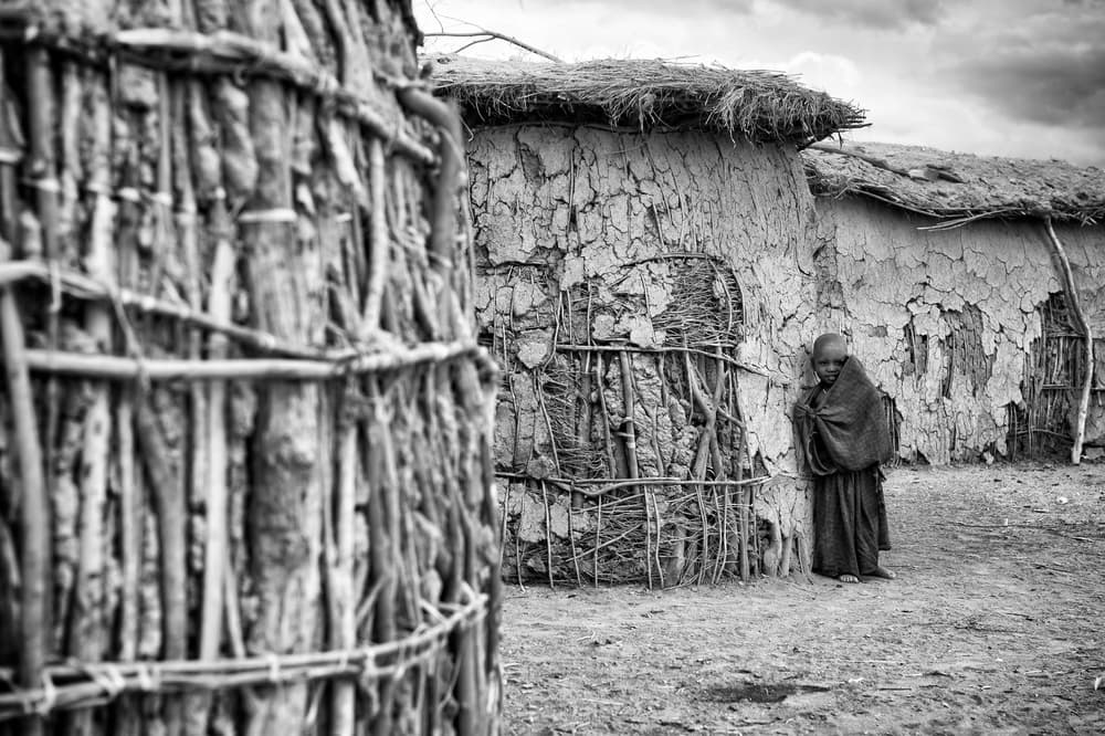 Humble Village Child by Massimo Felici — canvas wall art