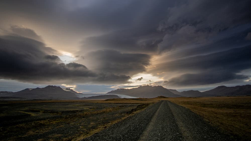 Dramatic Mountain Road by Fred Louwen — canvas wall art
