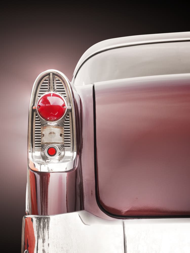 Red Classic Taillight by Beate Gube — canvas wall art