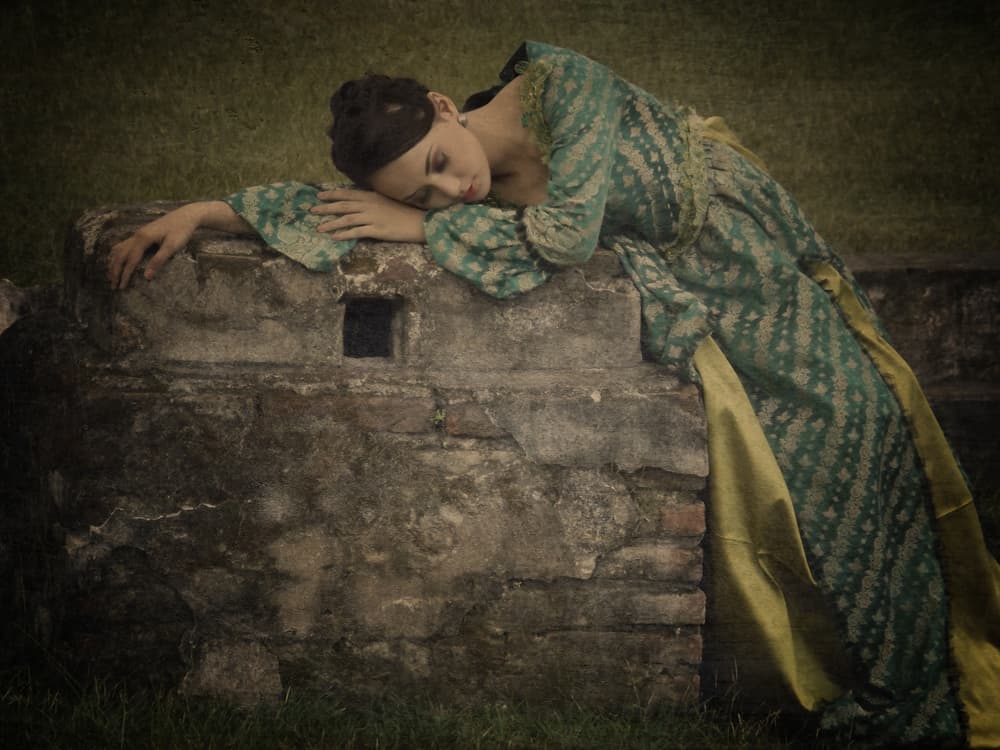 Elegant Rest in Ruins by Kahar Lagaa — canvas wall art