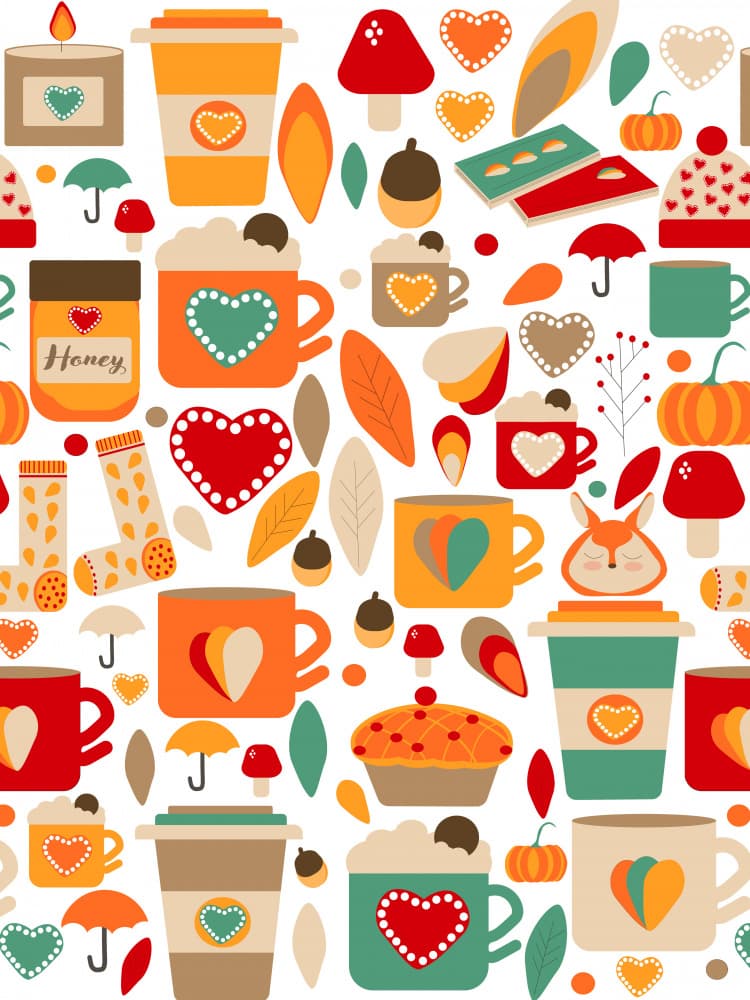 Cozy Autumn Delights by Elizabeth C — canvas wall art