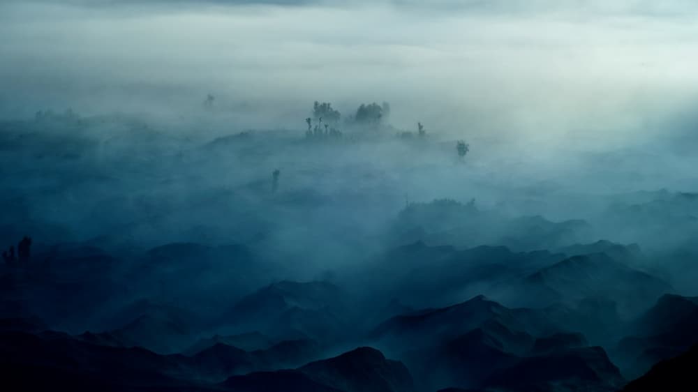 Misty Mountain Landscape