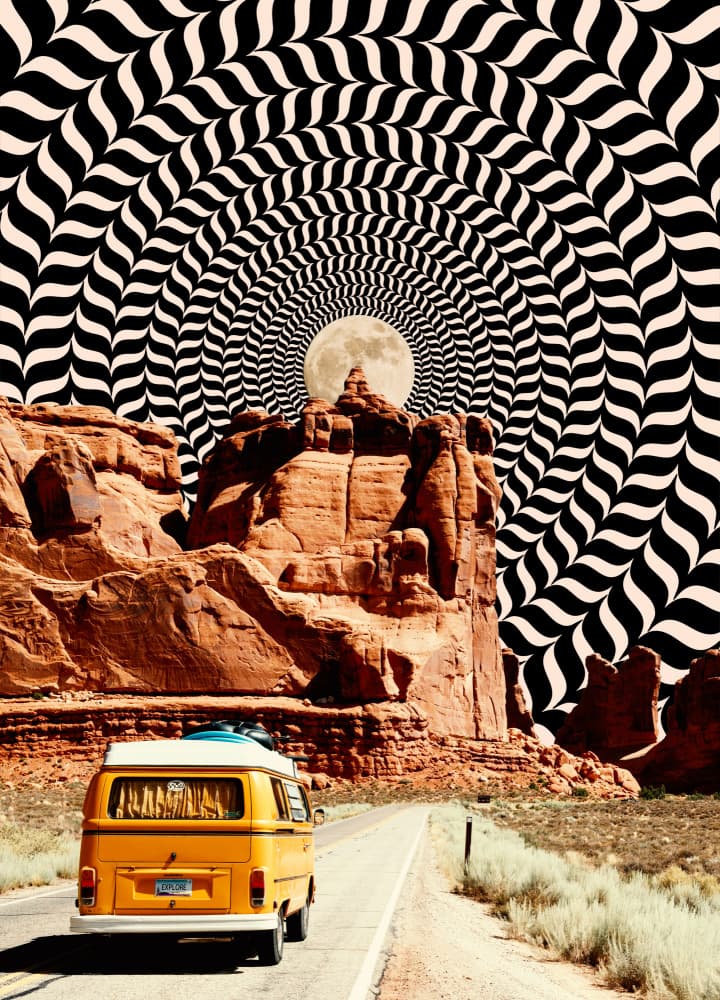 The Real Road Trip by Taudalpoi — canvas wall art