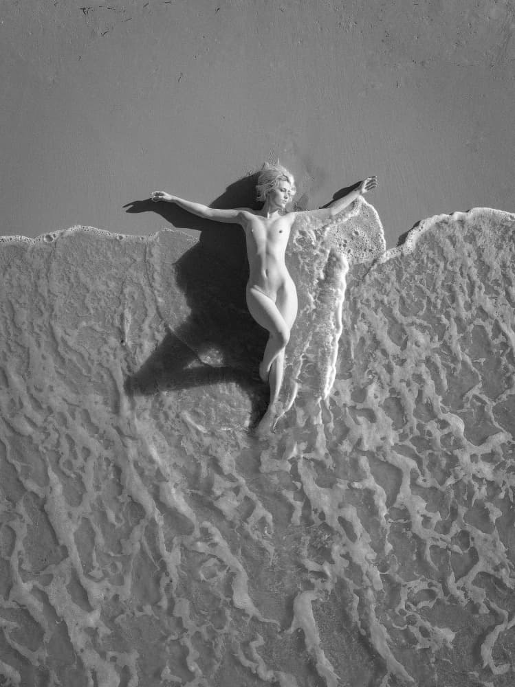 Graceful Beach Nude by Craig Stampfli — canvas wall art