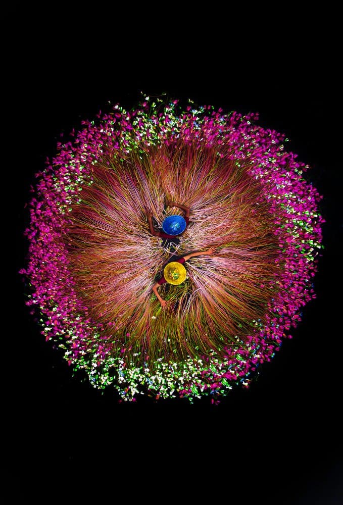 Vibrant Abstract Spheres by Tanvir — canvas wall art