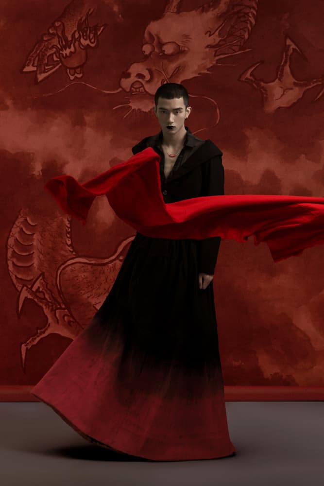 Dramatic Dragon Fashion by QYun — canvas wall art