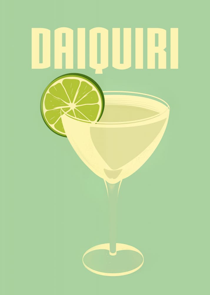 Retro Lime Daiquiri by Andreas Magnusson — canvas wall art