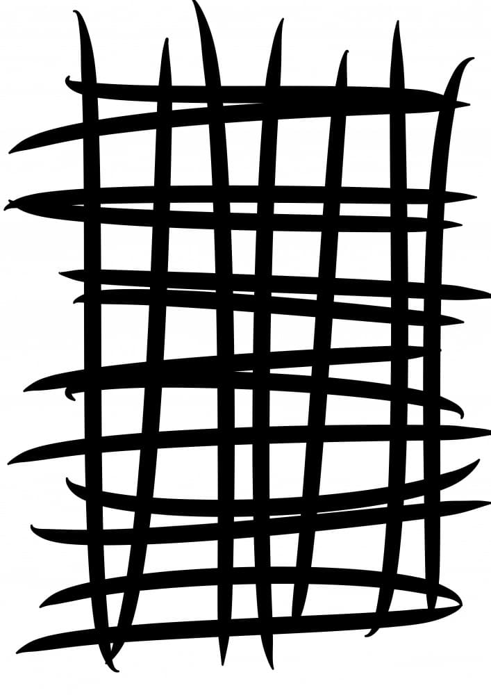 Abstract Grid Pattern by Nicholas — canvas wall art
