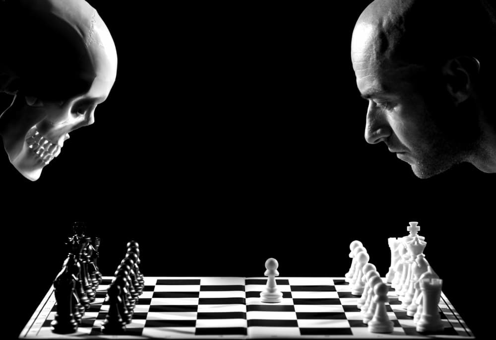 Life's Chess Challenge by Korpan Pavlo — canvas wall art