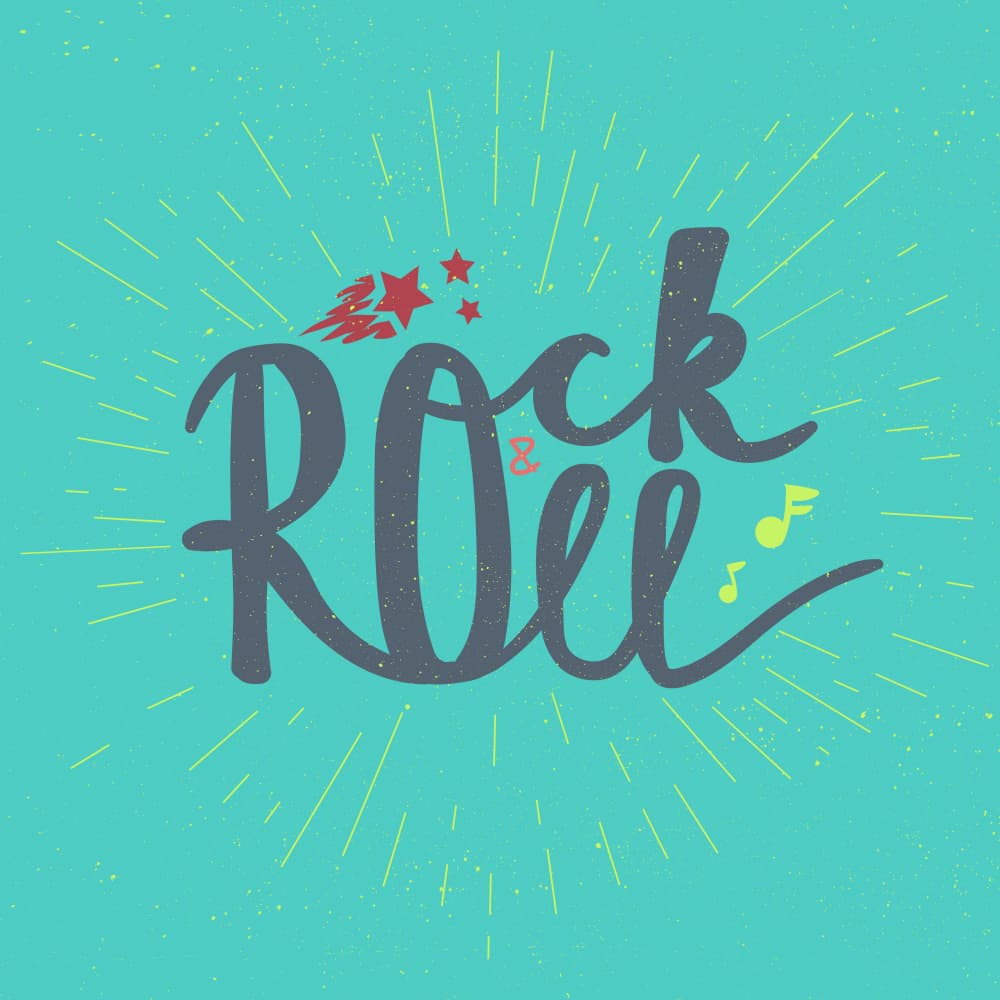 Classic Rock And Roll by Marika Barsrsind — canvas wall art
