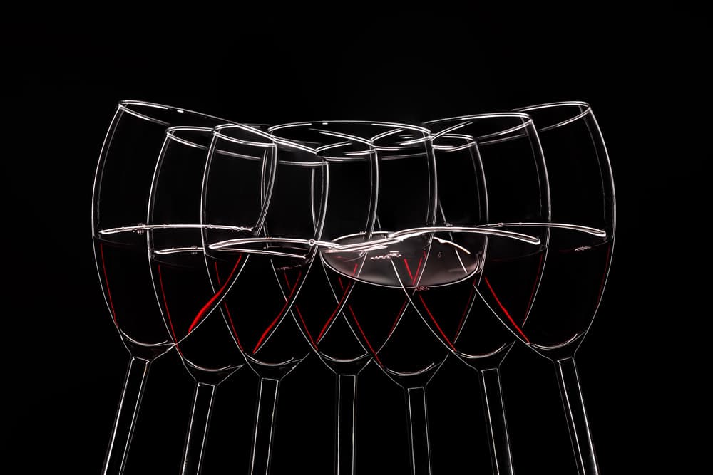 Elegant Red Wine by Heinz Trebuth — canvas wall art