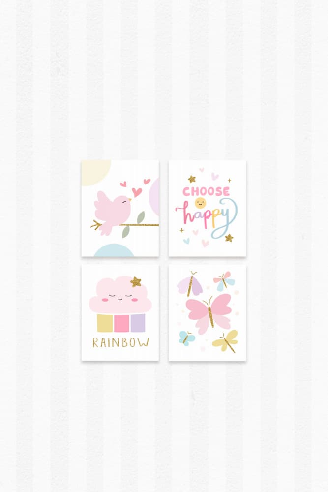 Cute Pastel Dreams by Xuan Thai — canvas wall art