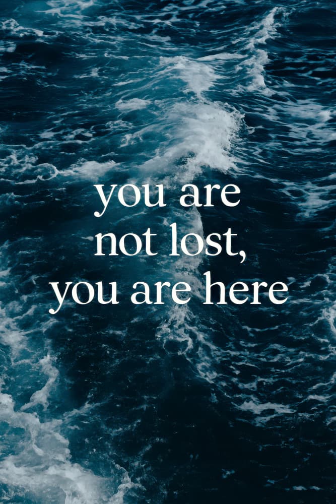 Youarenotlost by Treechild — canvas wall art