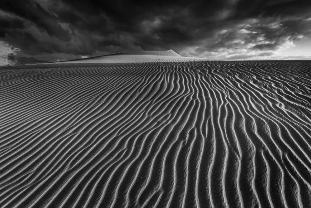 Dramatic Desert Ripples by Miguel Pascual — canvas wall art