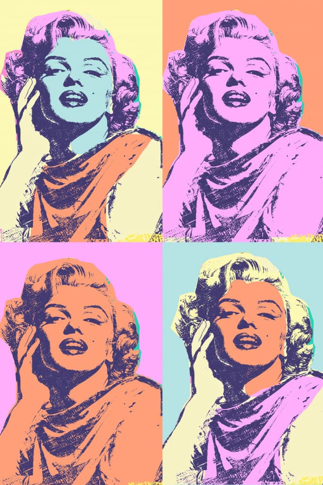 Iconic Pop Art Beauty by Treechild — canvas wall art
