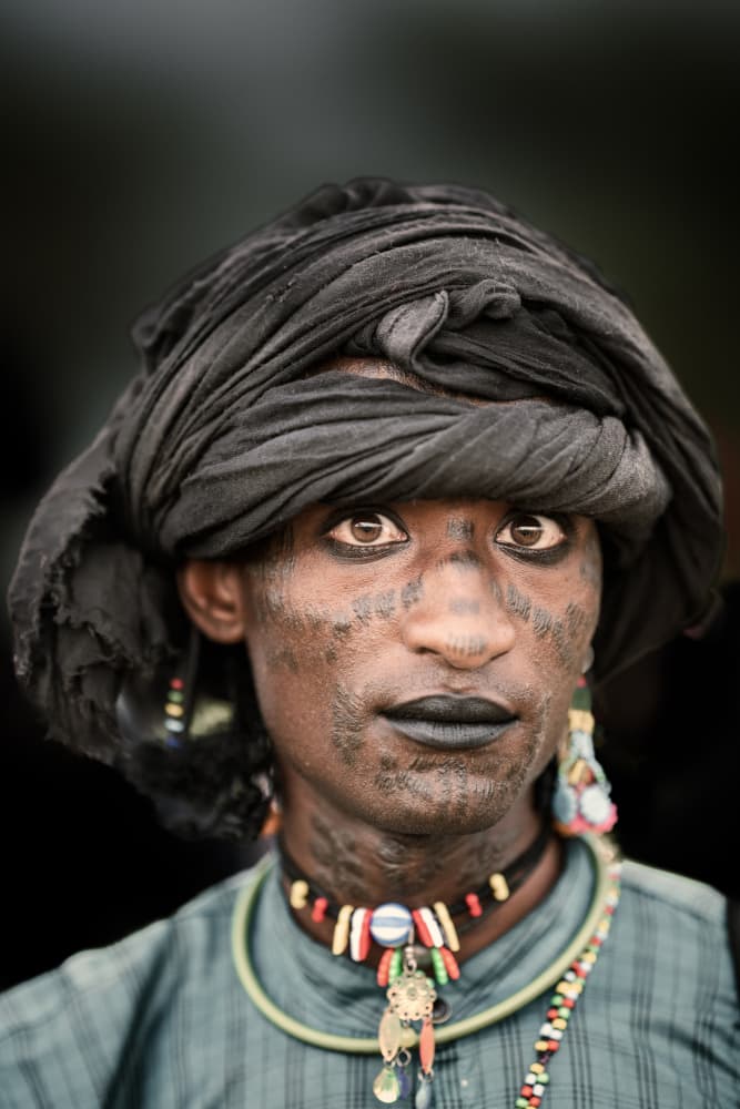 Striking Tribal Gaze by Trevor Cole — canvas wall art