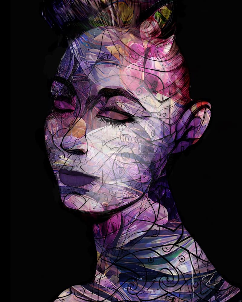 Vibrant Mosaic Dream by Ruth Day — canvas wall art