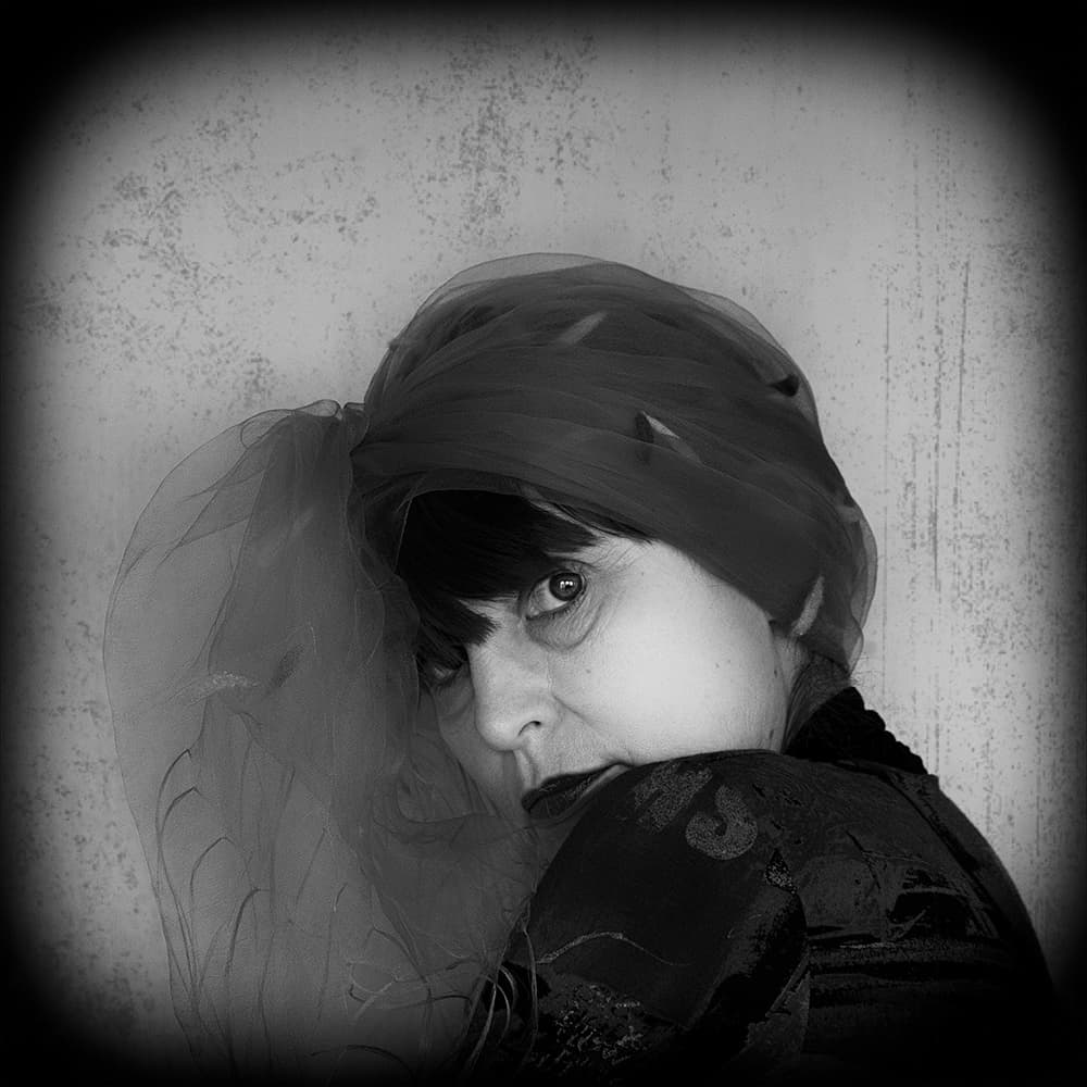 Mysterious Veiled Woman by Angelika Martha Himburg — canvas wall art