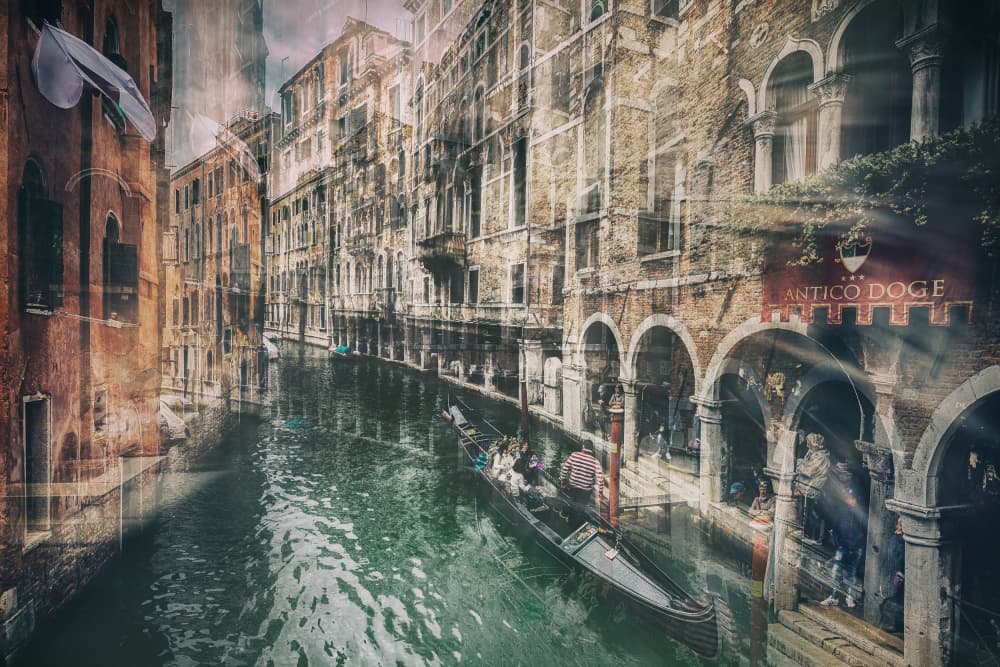 Dreamy Venice Canal by Daniele Atzori — canvas wall art