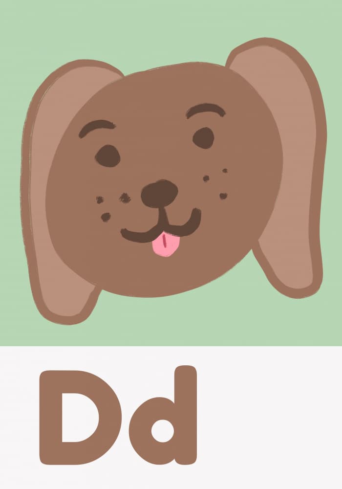 Puppy Alphabet Fun by Athene Fritsch — canvas wall art