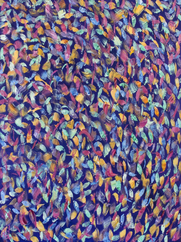 Vibrant Abstract Movement by Helen Joynson — canvas wall art