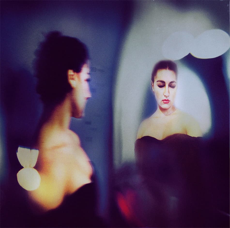 Woman's Mirror Reflection by Inga Ivanova — canvas wall art