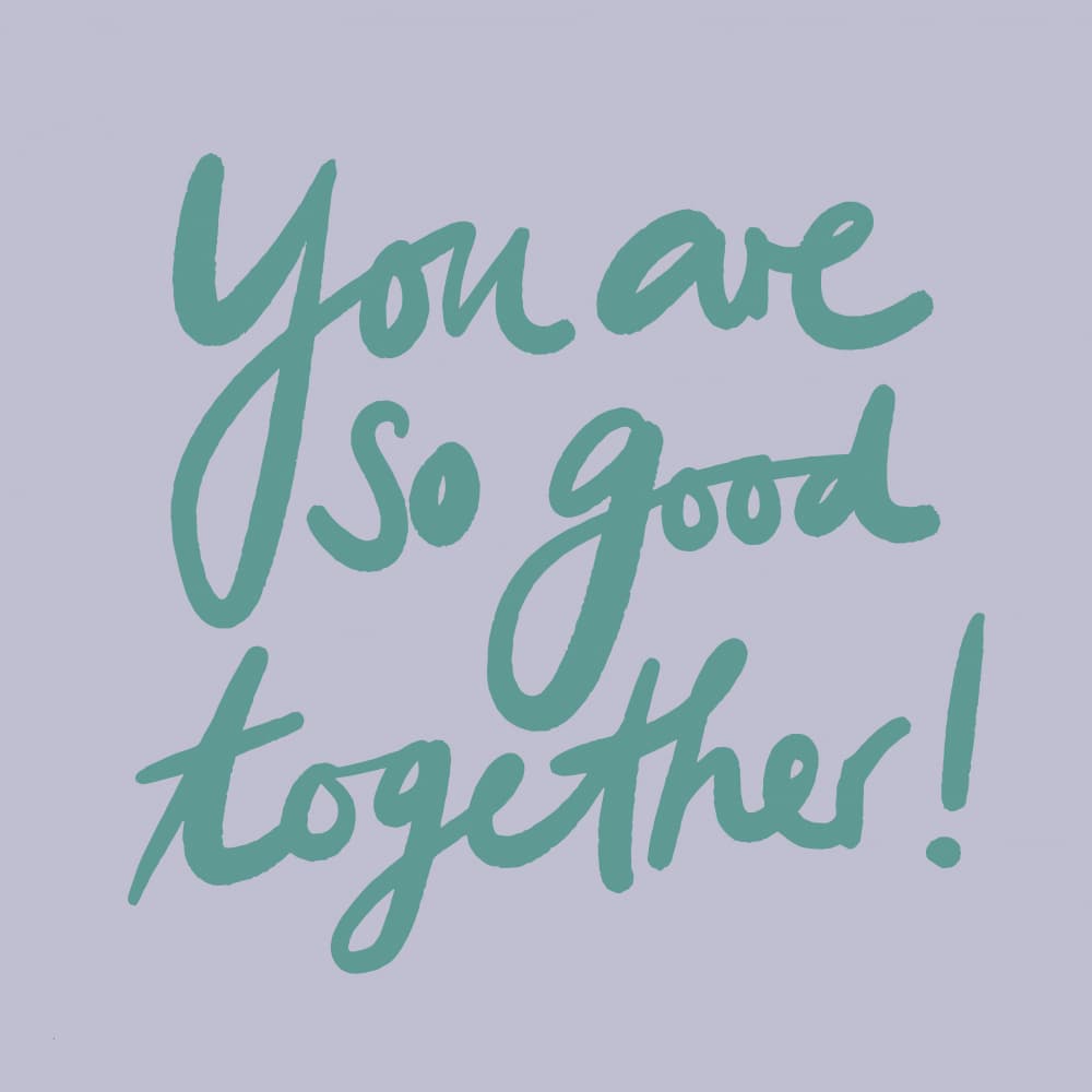 So Good Together by Studio Memb — canvas wall art